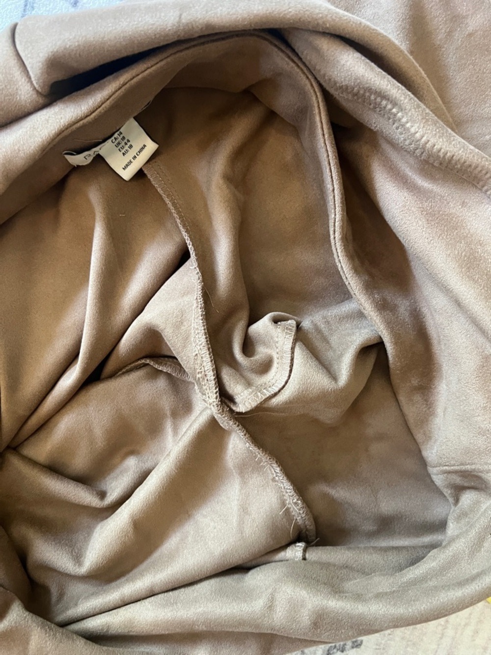 Rachel Zoe Slim High-Waist Pants in Tan - Picture 9 of 9
